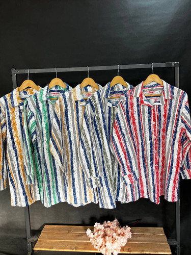 مدل پیراهنی راه راه