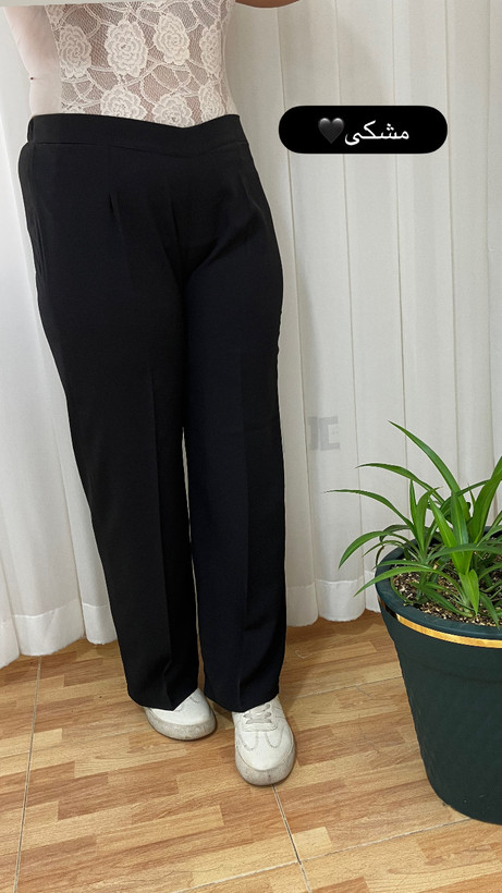 شلوار بگ مازراتی کجراه رنگ مشکی✅