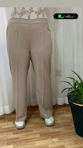 شلوار بگ مازراتی کجراه رنگ نسکافه ای✅