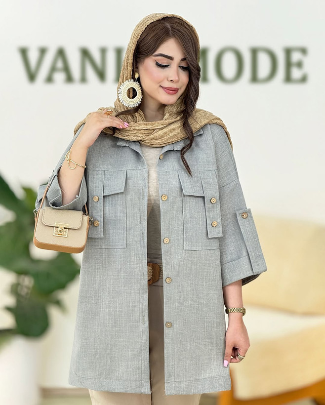 شومیز یقه مردانه✅