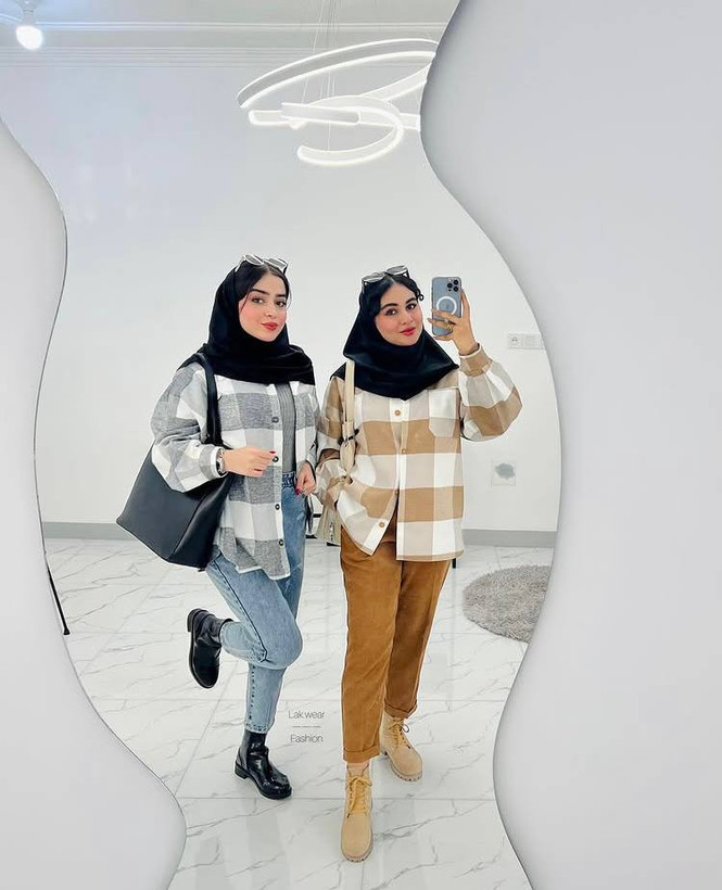 تن خور پیراهن تویت چهار خونه