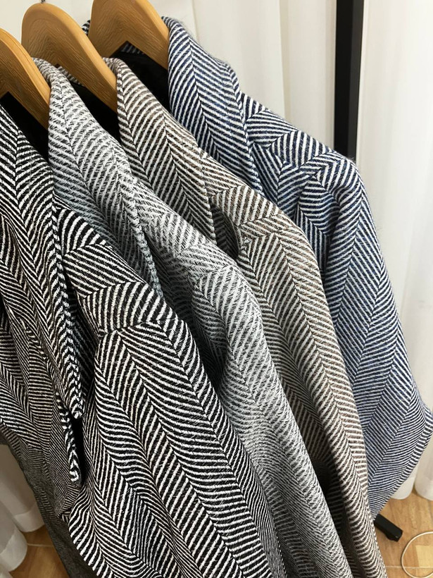 نمای نزدیک پالتو جناغی✅