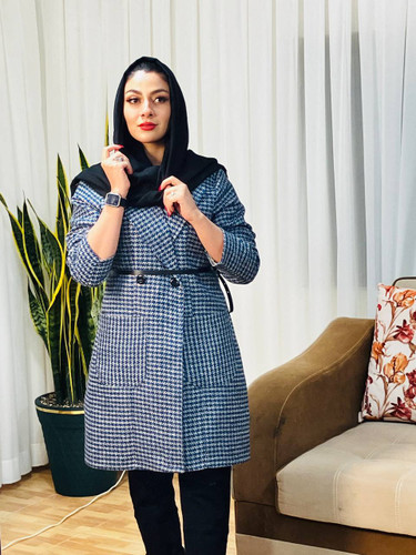 رنگ ابی پالتو تویپ پیچازی