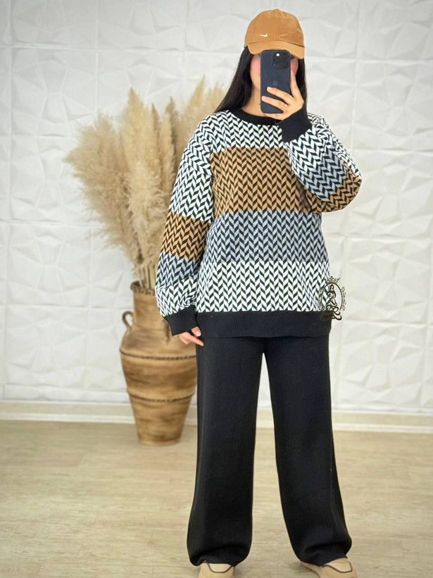 رنگ مشکی ست بافت دنیا