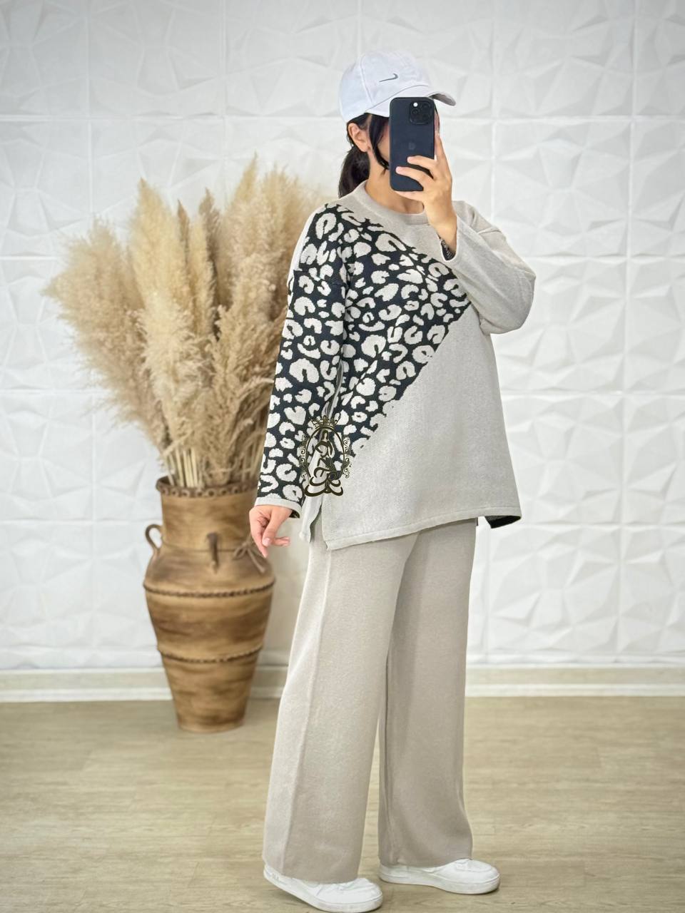 رنگ کرم ست بافت ترنم