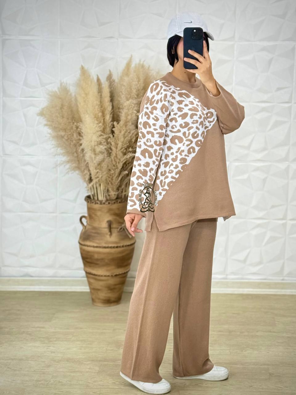 رنگ نسکافه ای ست بافت ترنم