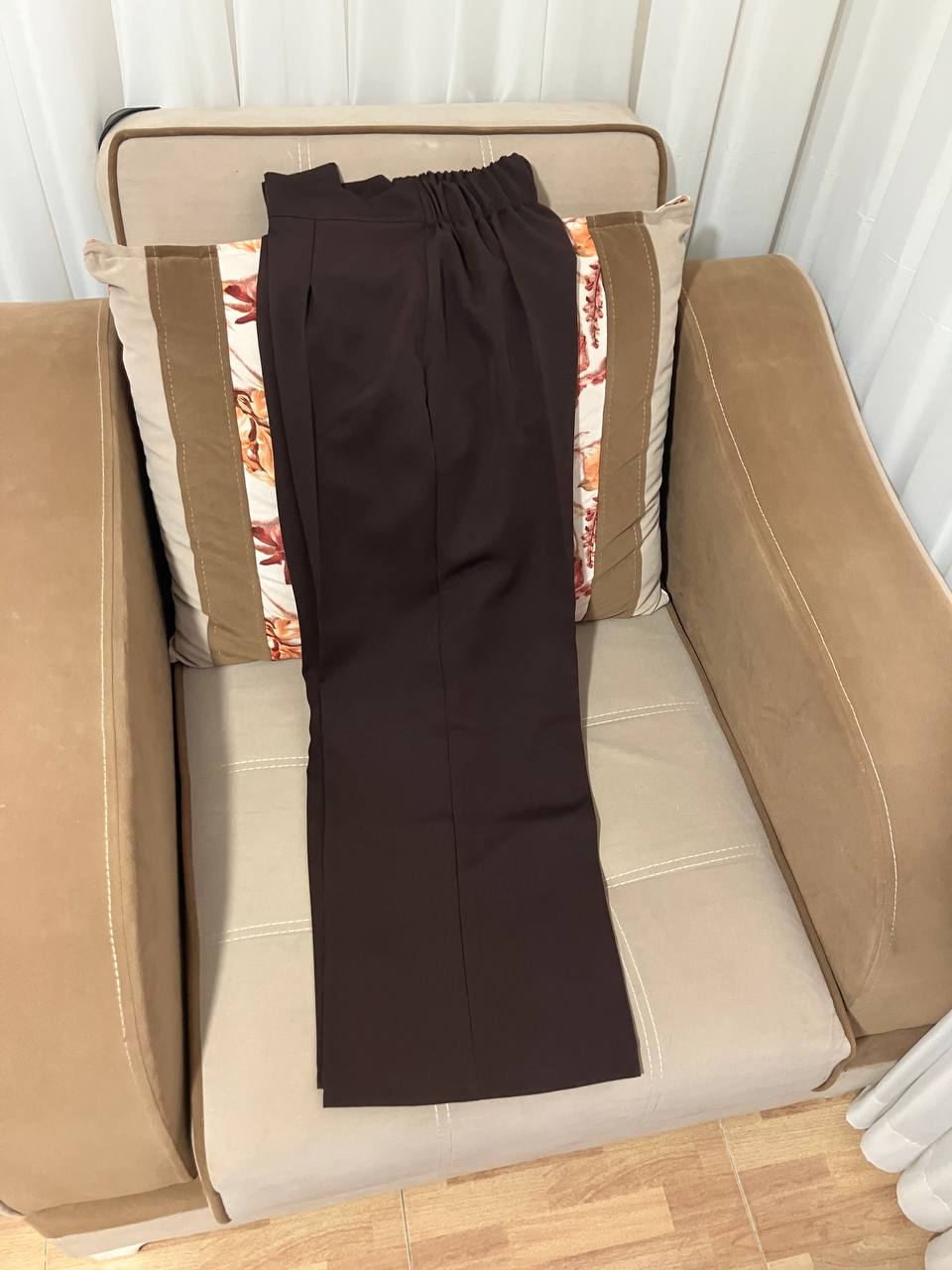 غیر ژورنالی شلوار بگ قهوه ای موکا