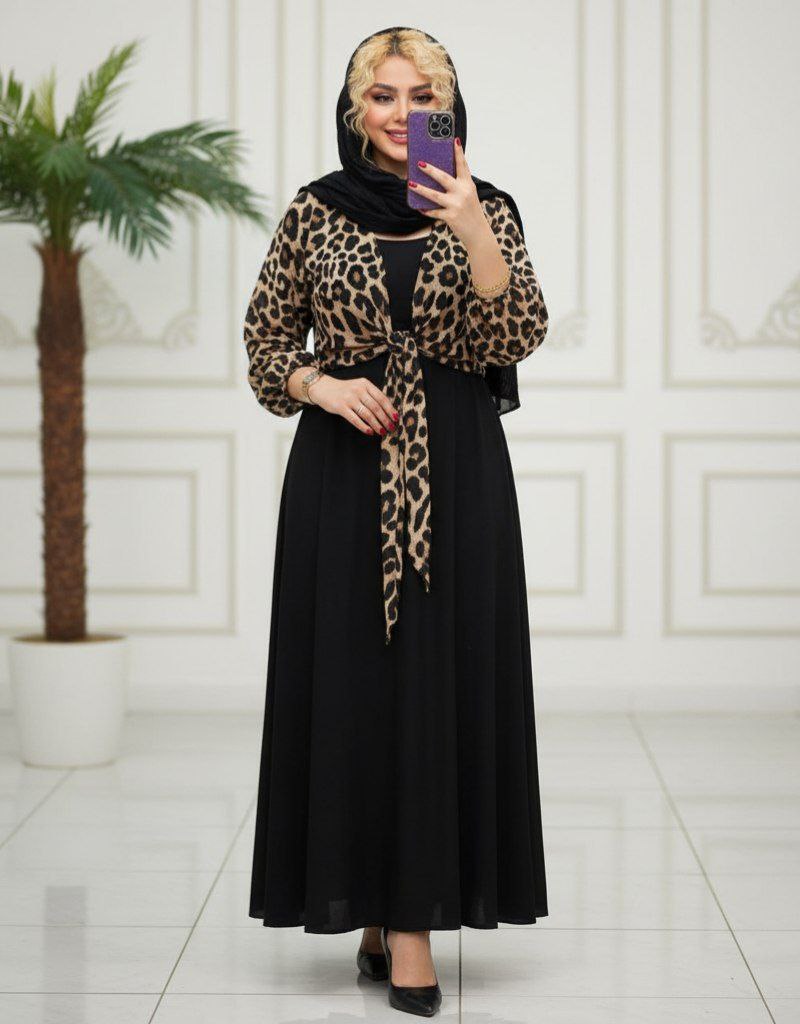 دوتیکه ماهی زیره مشکی رویه پلنگی✅