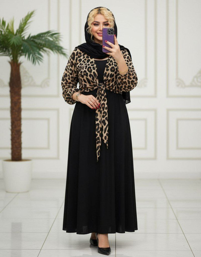 دوتیکه ماهی زیره مشکی رویه پلنگی✅