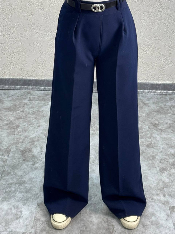 شلوار بگ سرمه ای دخترانه